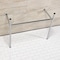 Fauceture Stainless Steel Console Sink Legs, Polished Chrome VPB39171 - alternate 2